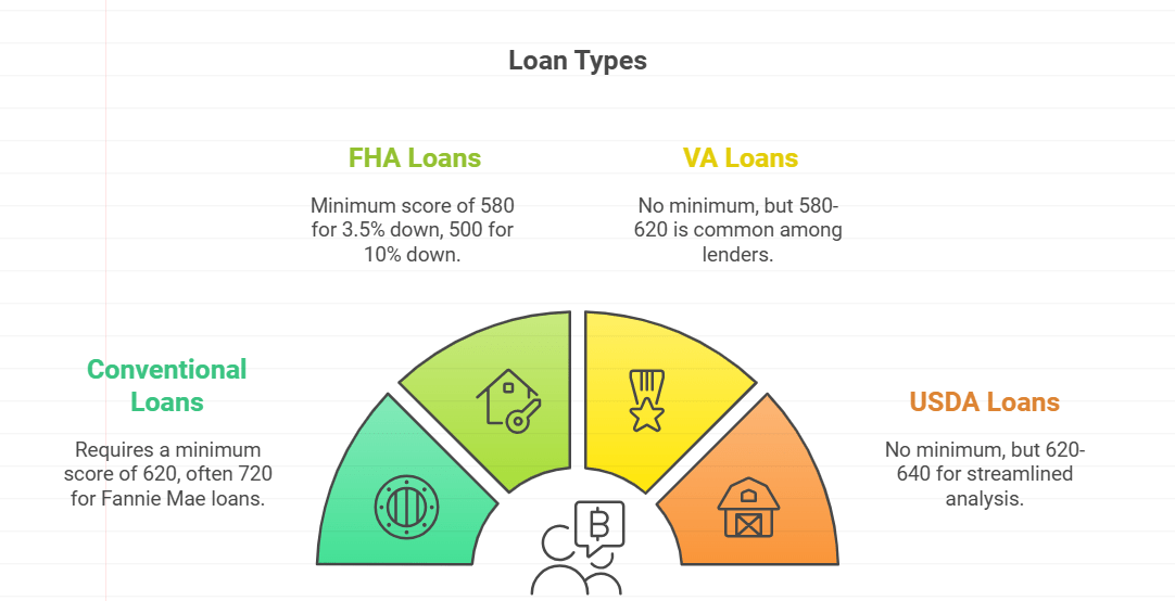 What are the Kentucky  Credit Score Requirements for a Mortgage Loan&nbsp;Approval?