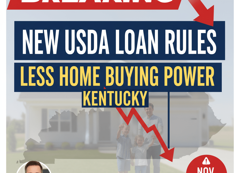Breaking: New USDA Loan Rules Could Limit Your Home Buying Power in&nbsp;Kentucky