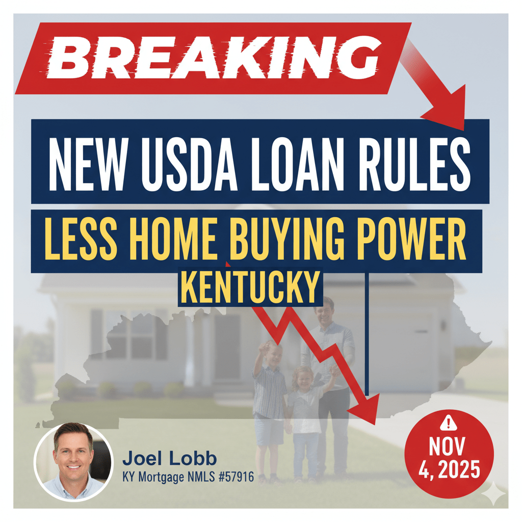 Kentucky USDA loan ratio requirements for first-time homebuyers – 29% vs 34% PITI front-end limits
