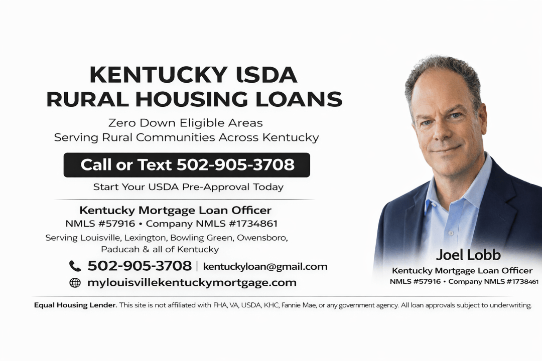 Kentucky USDA Rural Housing Loans Rural Housing Lender in Kentucky Zero Down Financing Options Available